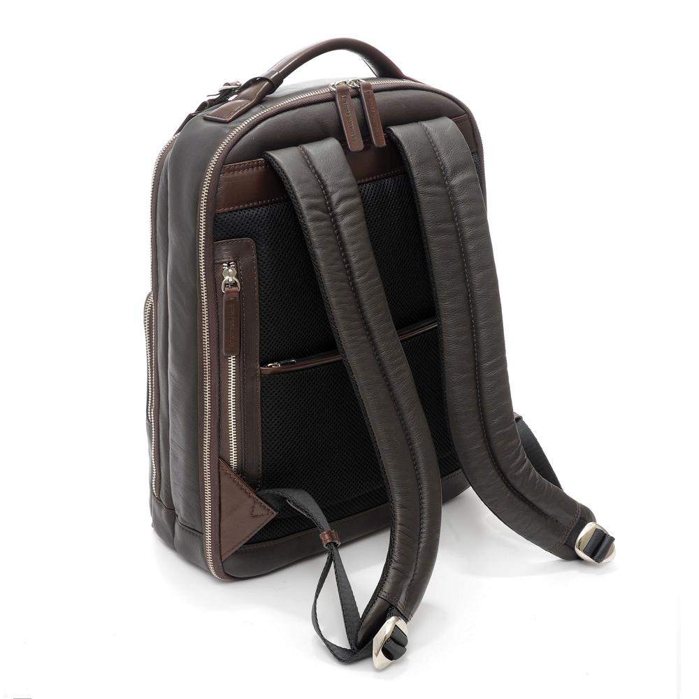 Tech Leather Backpack