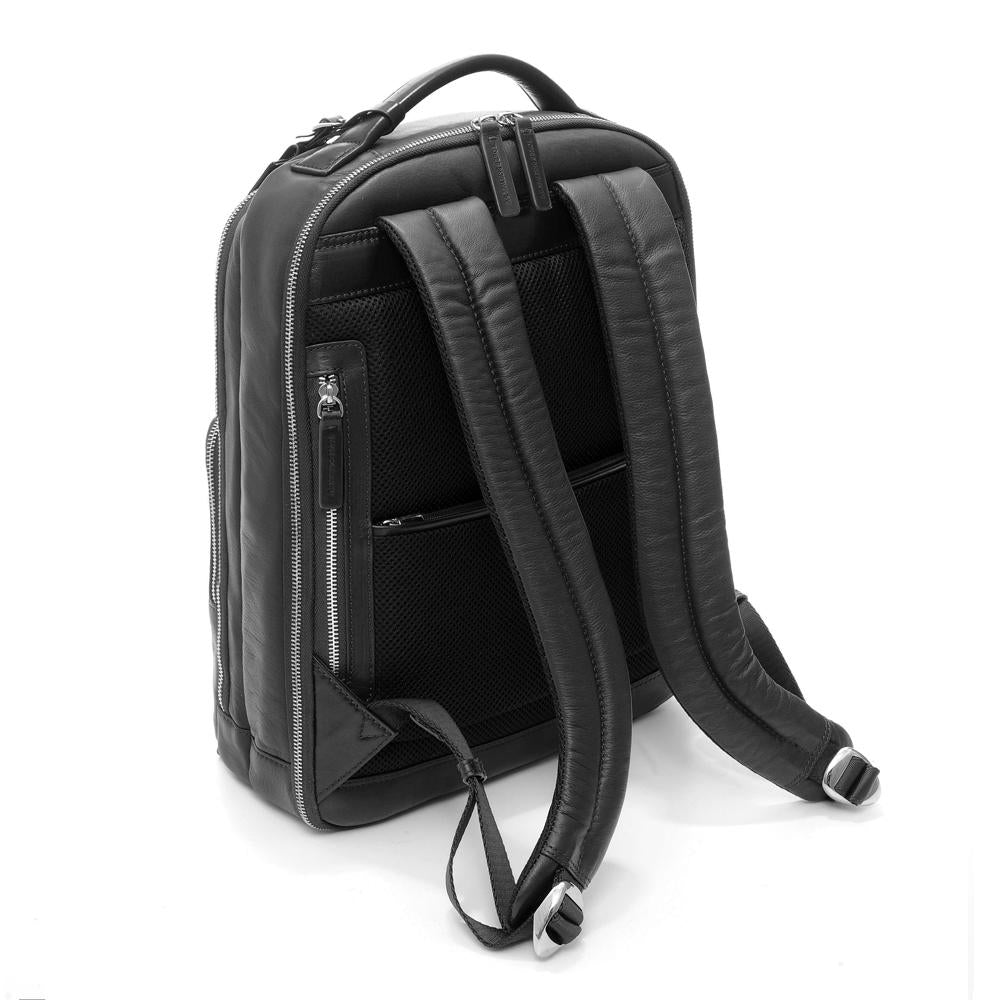 Tech Leather Backpack