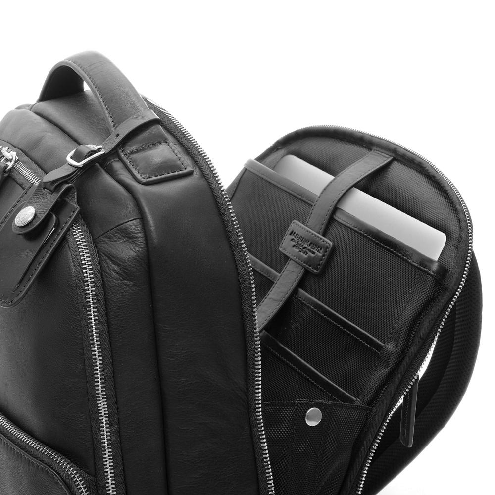 Tech Leather Backpack