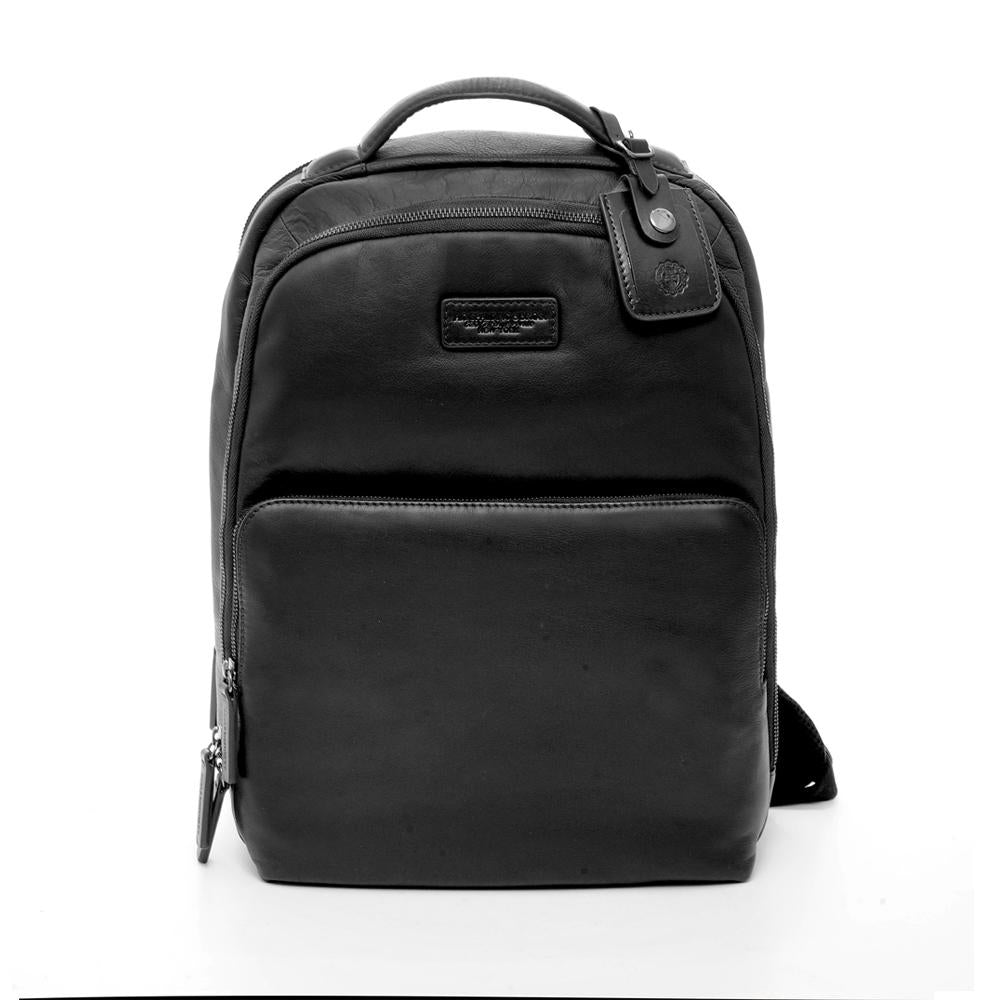Tech Leather Backpack