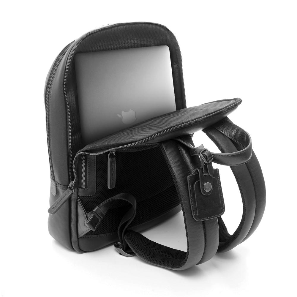 Zaino Round Large Tech Leather