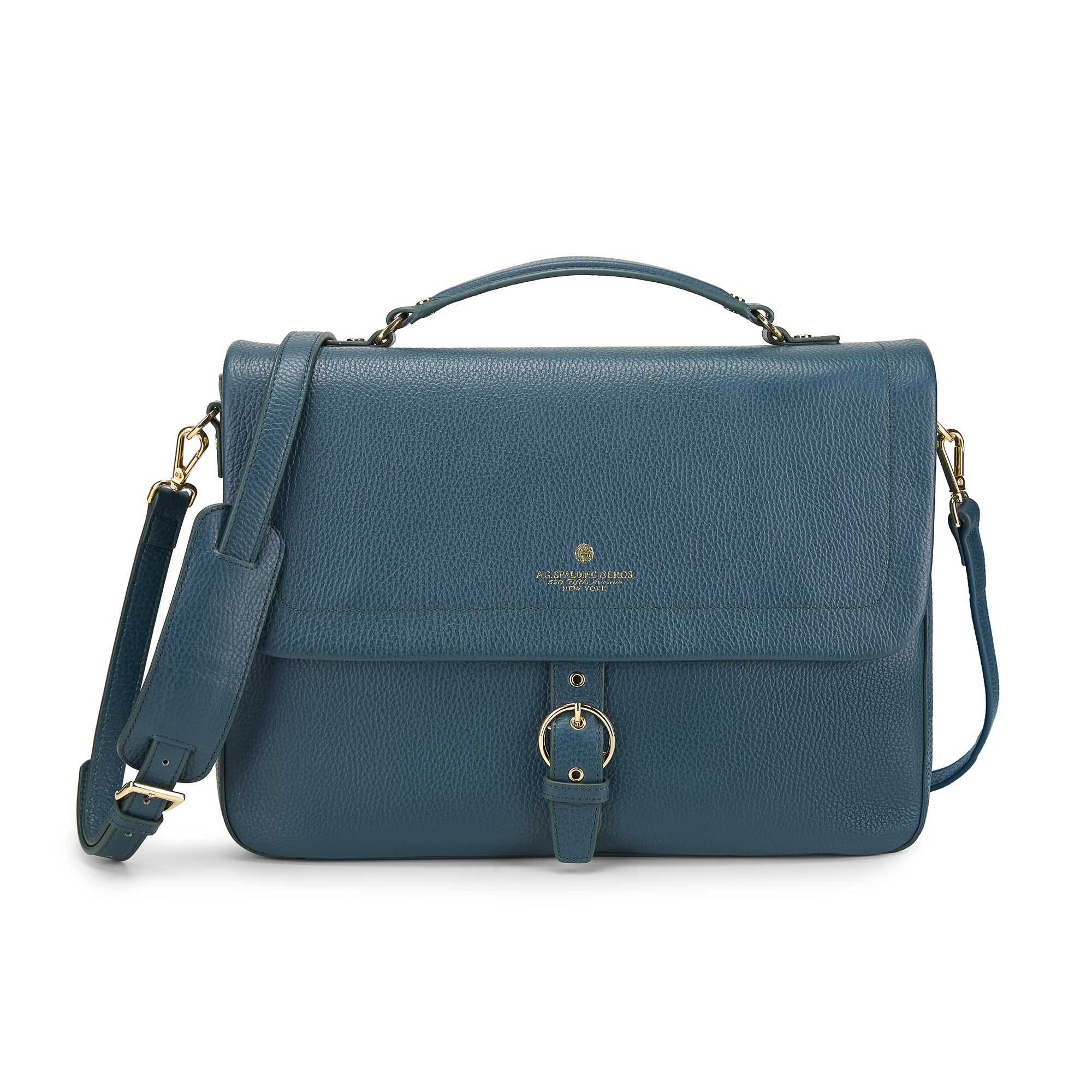 Cartella in pelle con un manico mod. Elisa linea Tiffany / Pavone