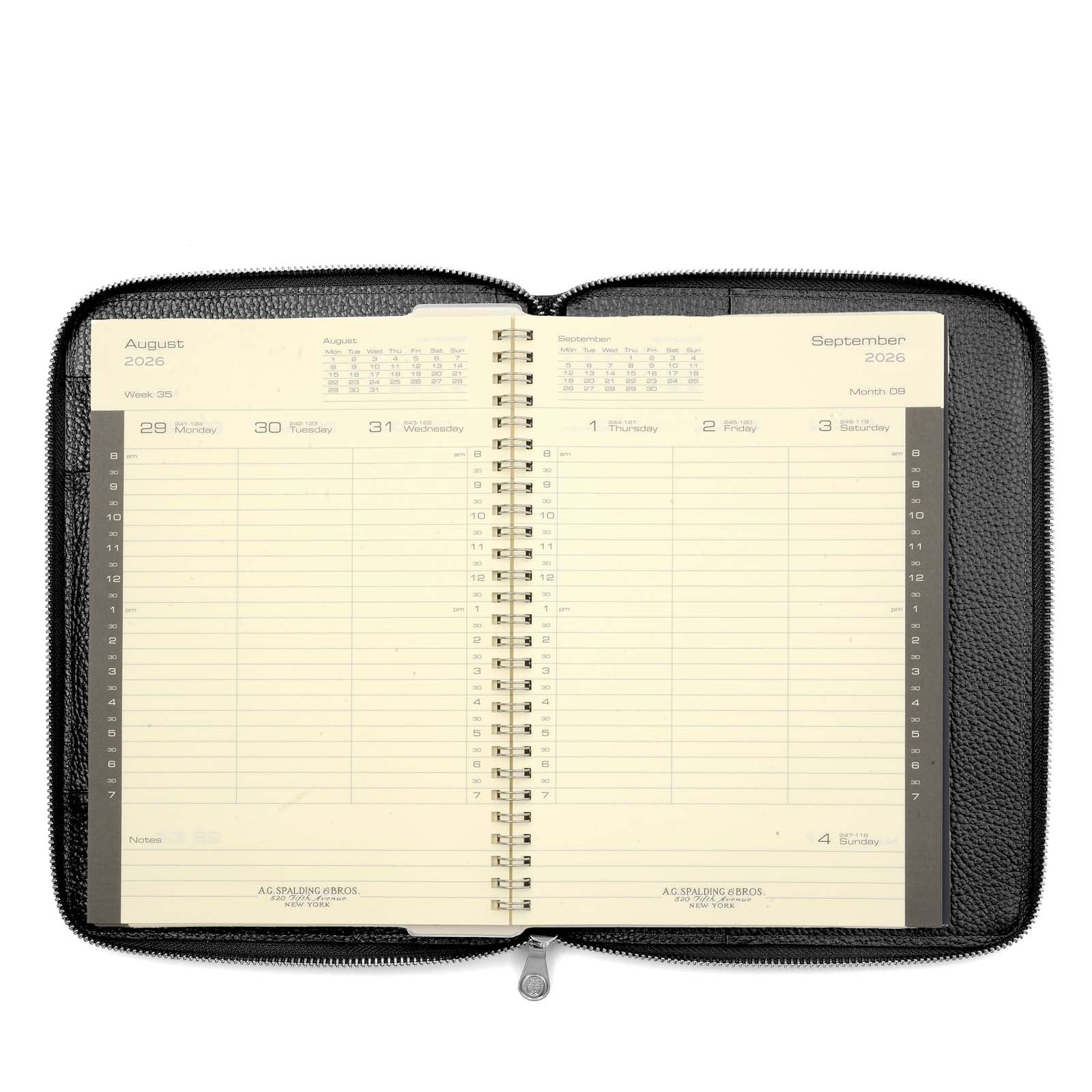 AGENDA SETTIMANALE IN PELLE TIFFANY