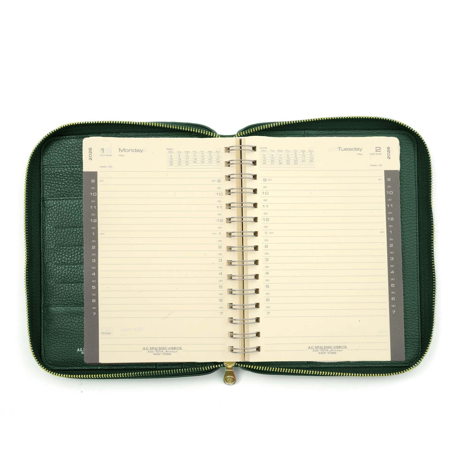 AGENDA GIORNALIERA IN PELLE TIFFANY