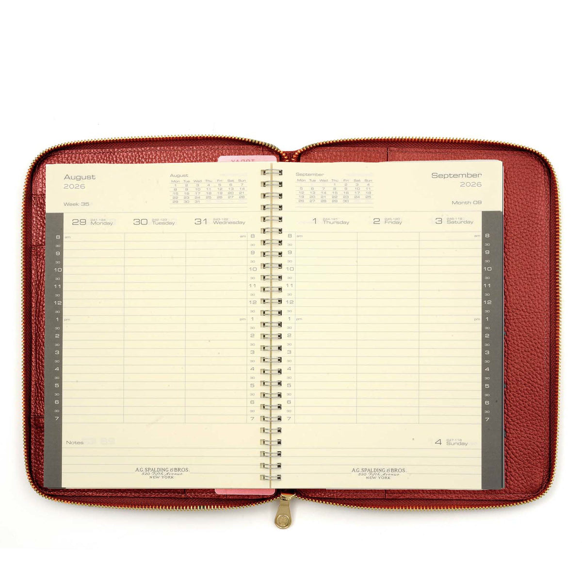 TIFFANY 2027 WEEKLY LEATHER TIFFANY