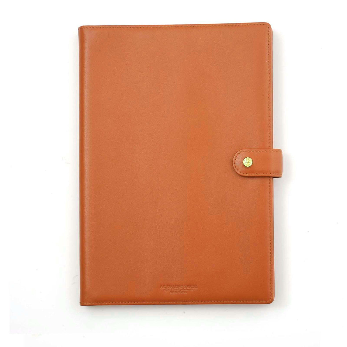 CHELSEA 2027 WEEKLY LEATHER PLANNER - ORANGE