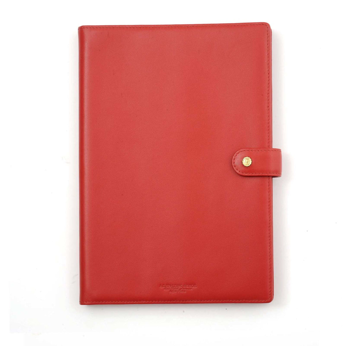 CHELSEA 2027 WEEKLY LEATHER PLANNER - RED