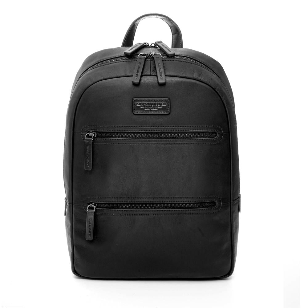 Round Large Tech Leather Backpack
