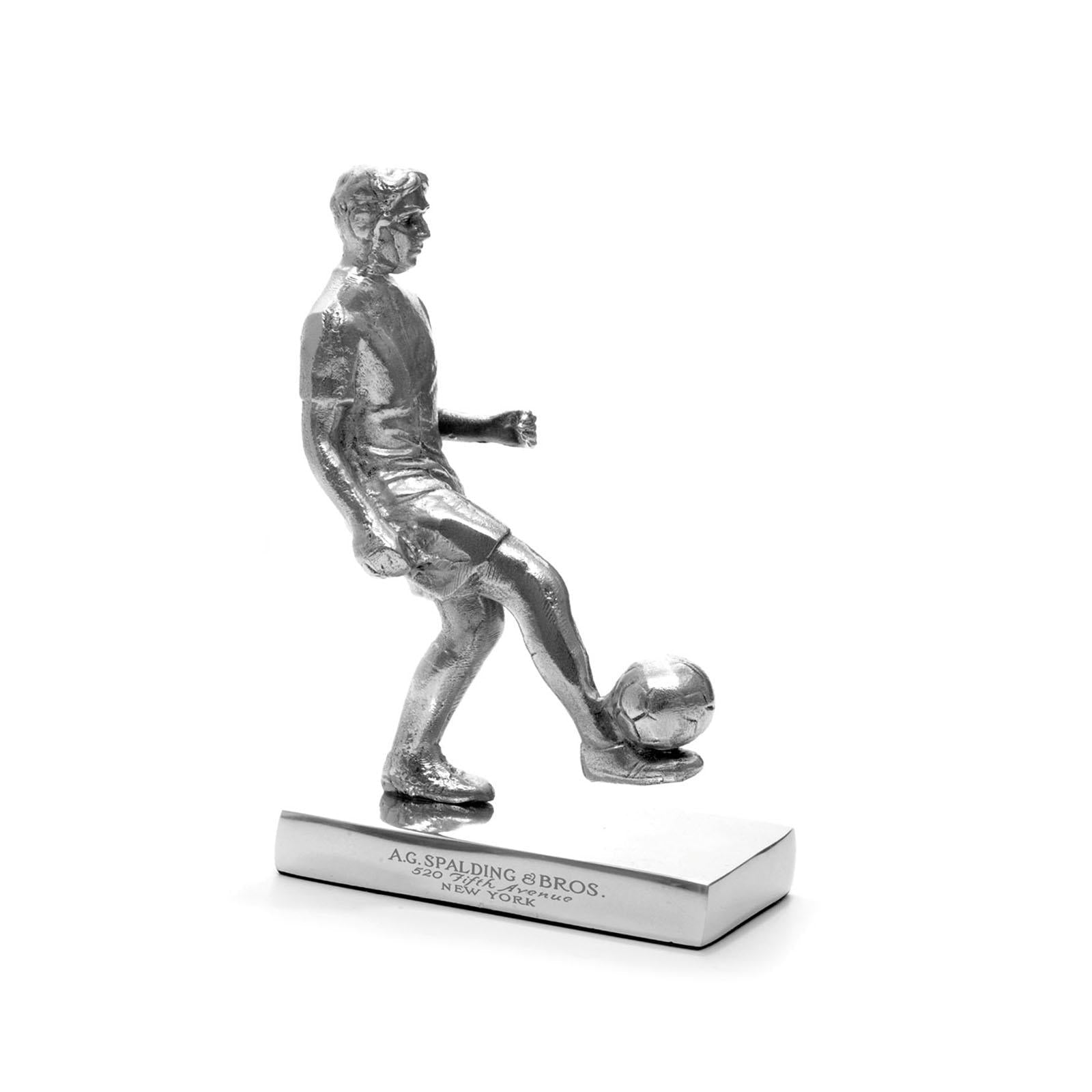 Riproduzione in alluminio giocatore football