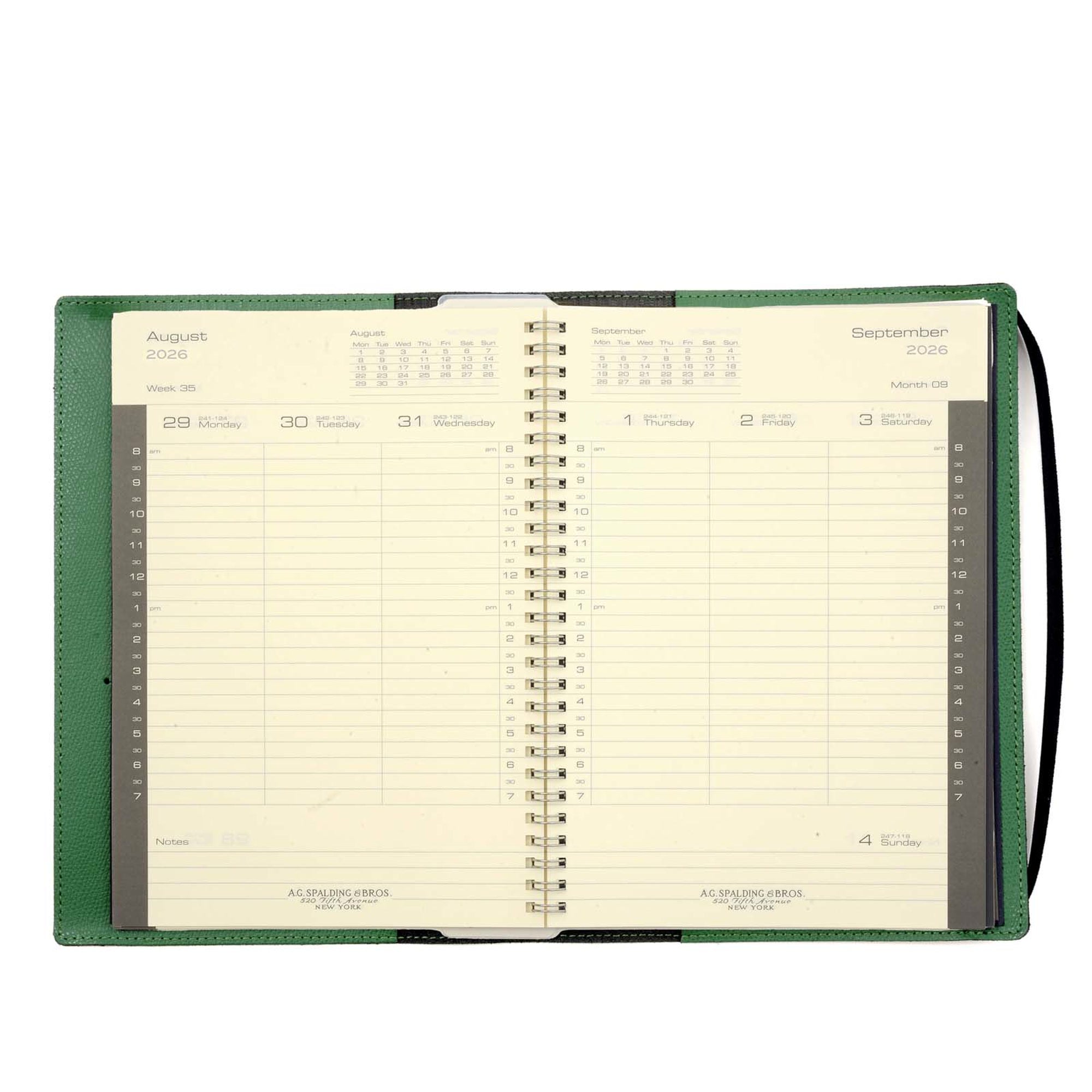 AGENDA SETTIMANALE EASY LEATHER 2027