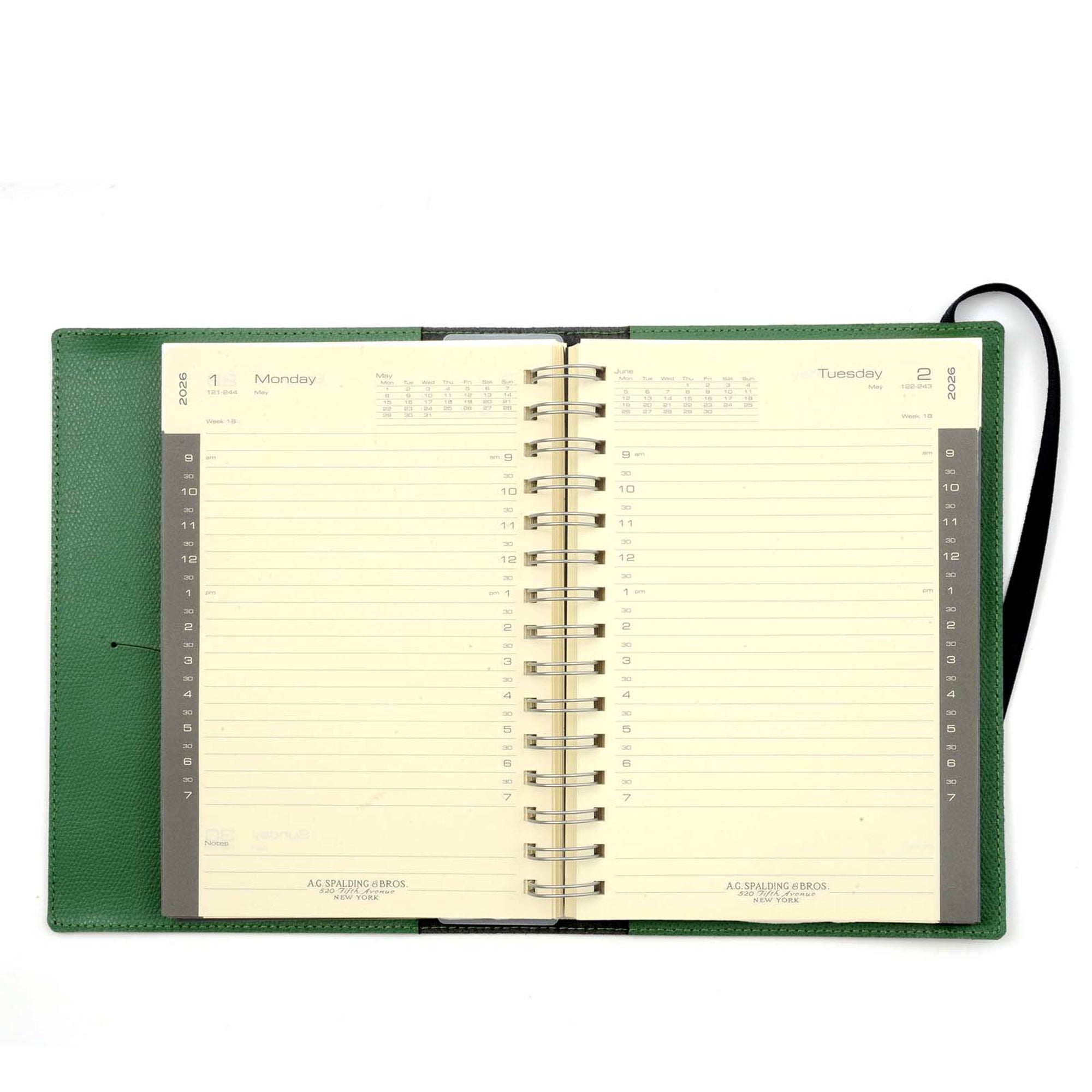 AGENDA GIORNALIERA EASY LEATHER 2027