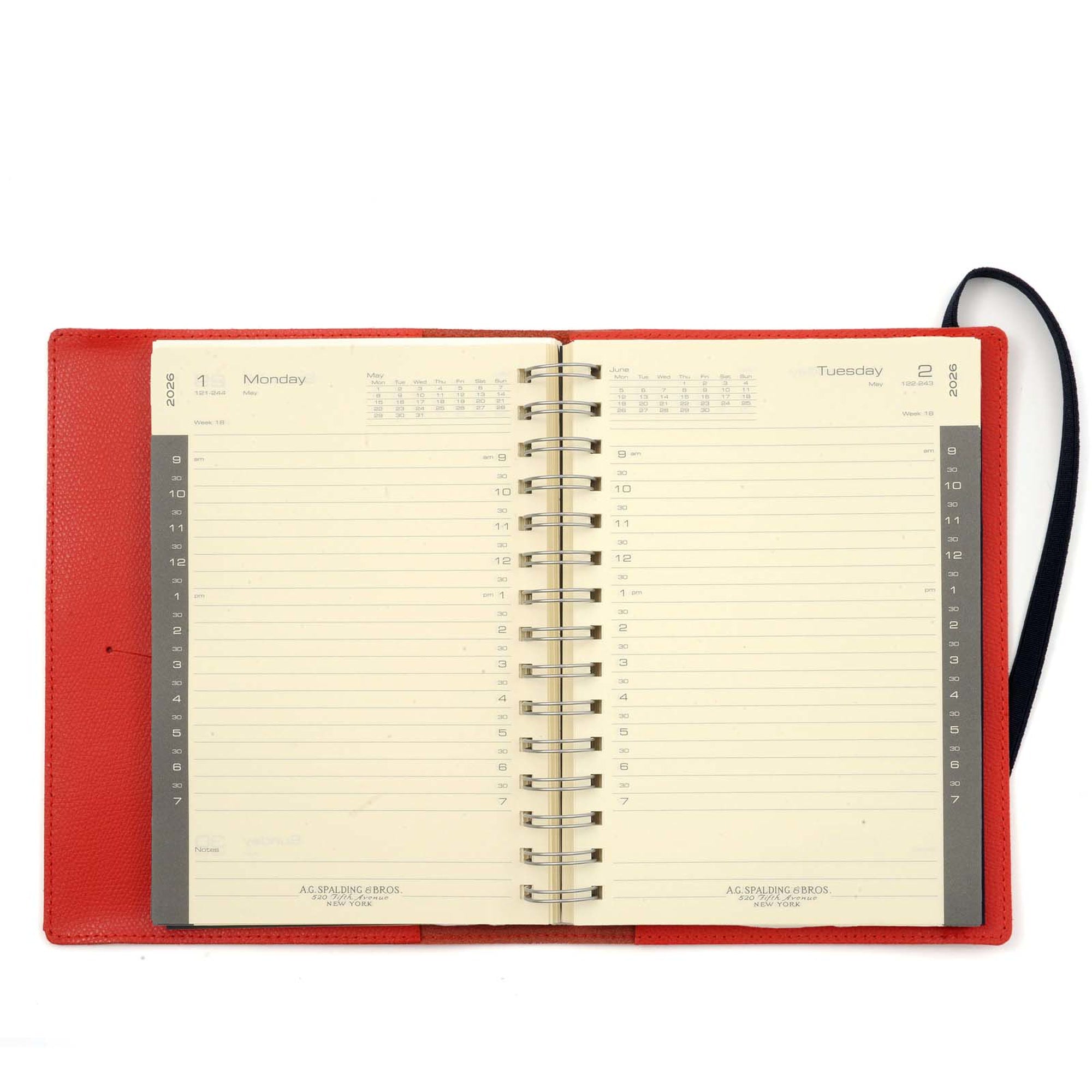 AGENDA GIORNALIERA EASY LEATHER 2027