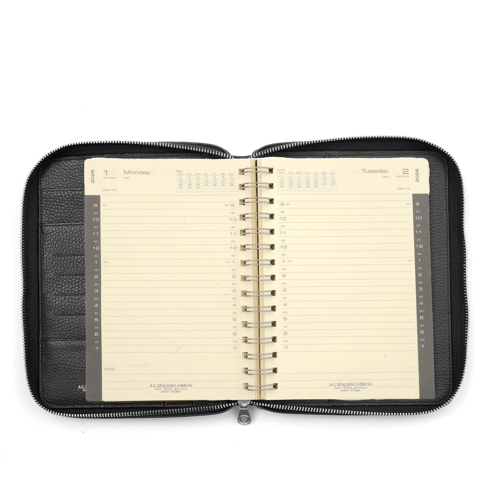 AGENDA GIORNALIERA IN PELLE TIFFANY