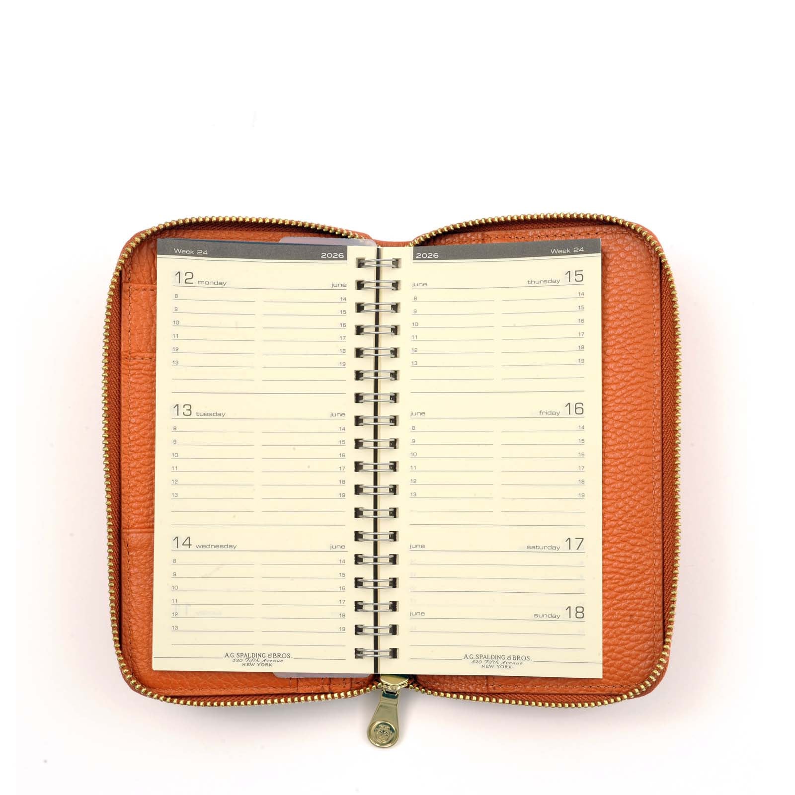 AGENDA POCKET IN PELLE TIFFANY