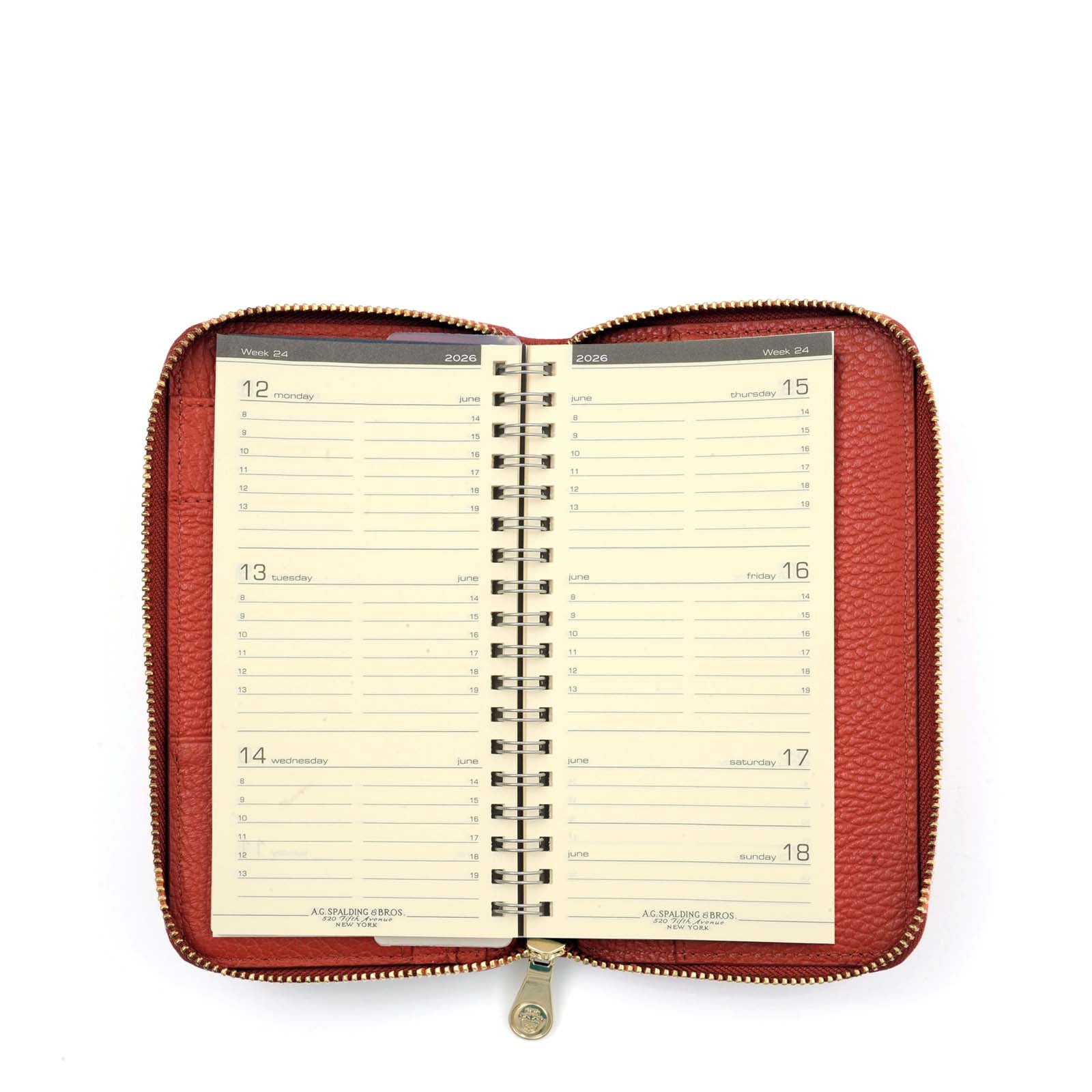 AGENDA POCKET IN PELLE TIFFANY
