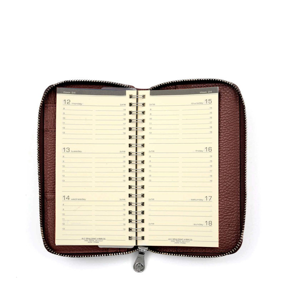 TIFFANY 2027 POCKET LEATHER PLANNER - LEATHER