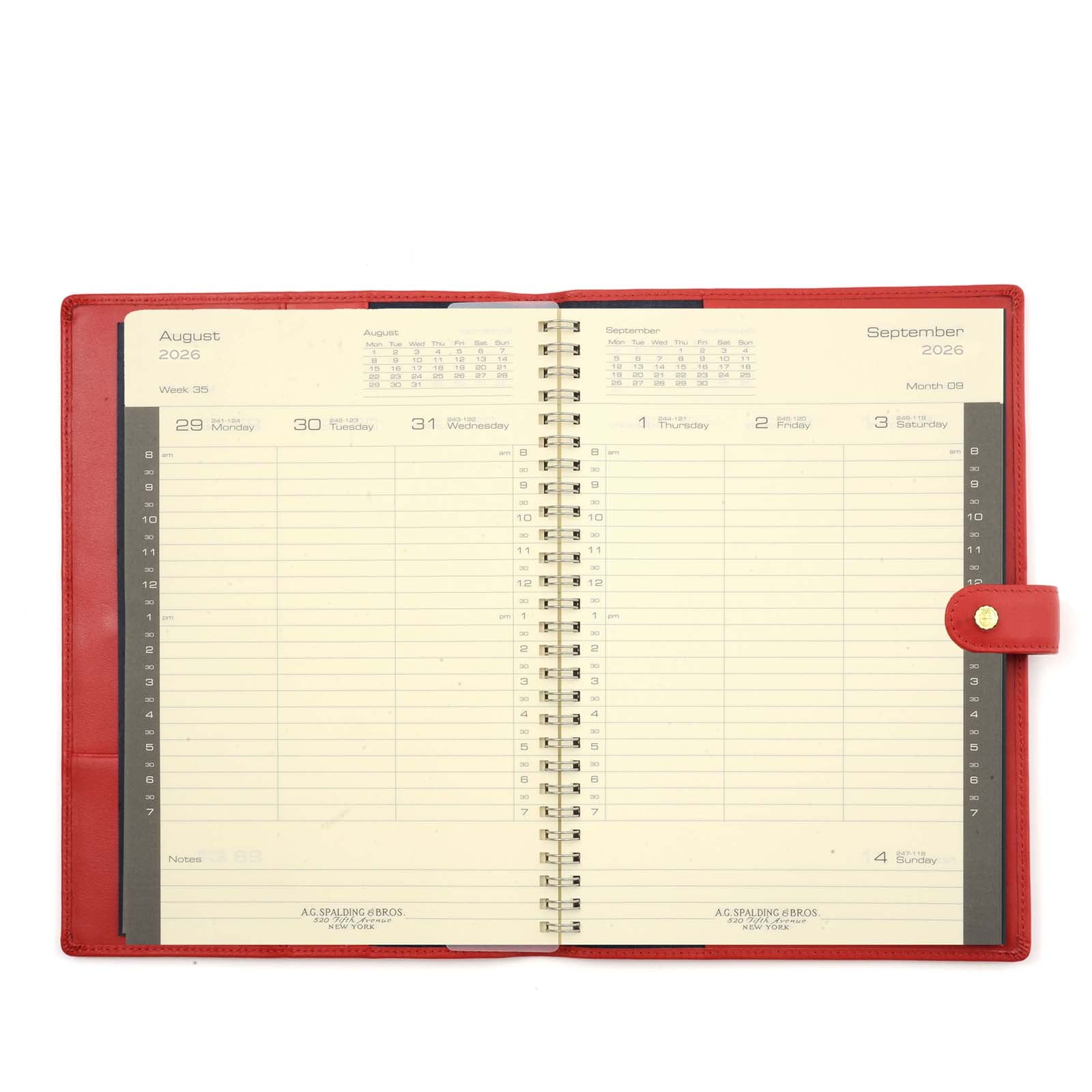 AGENDA IN PELLE SETTIMANALE CHELSEA