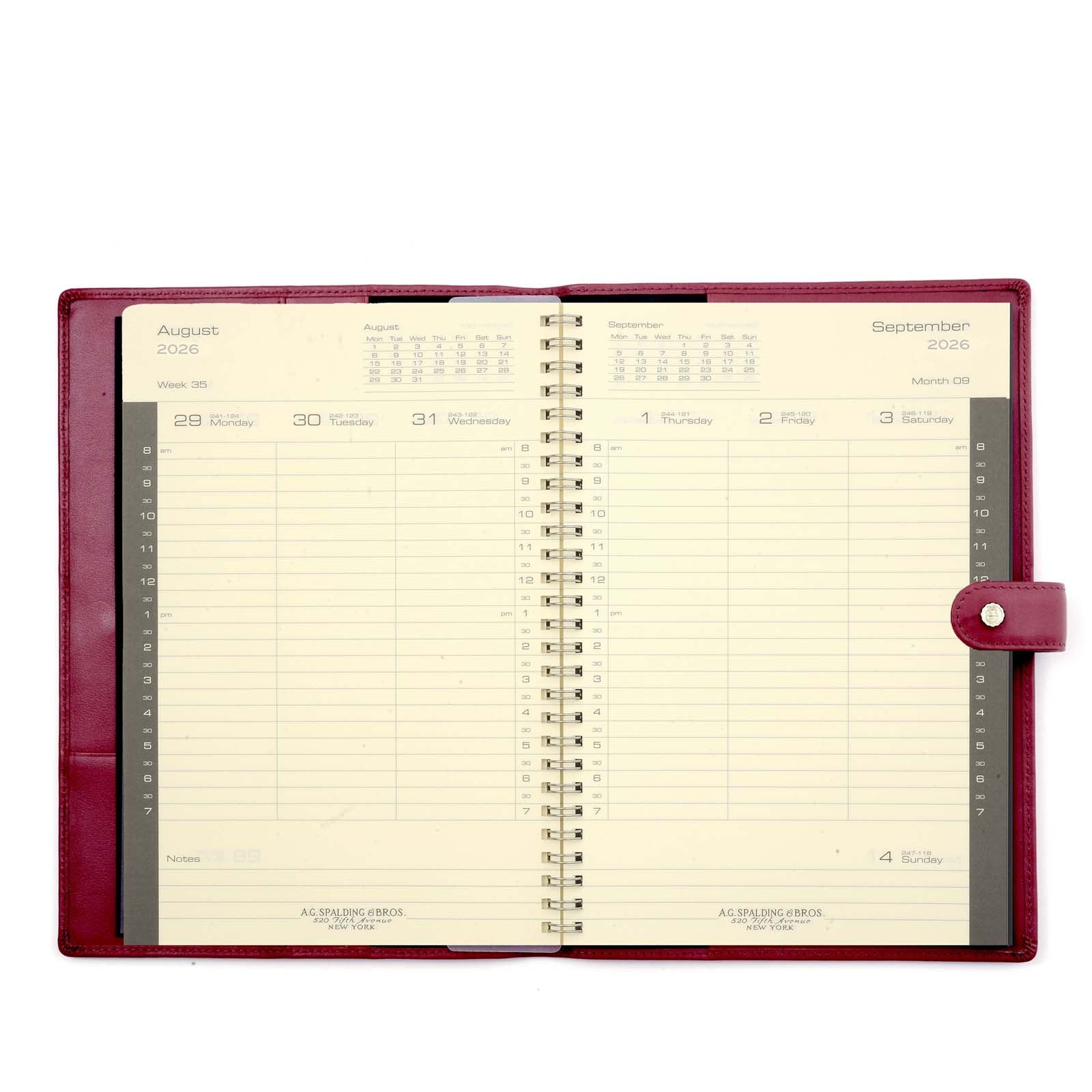 AGENDA IN PELLE SETTIMANALE CHELSEA