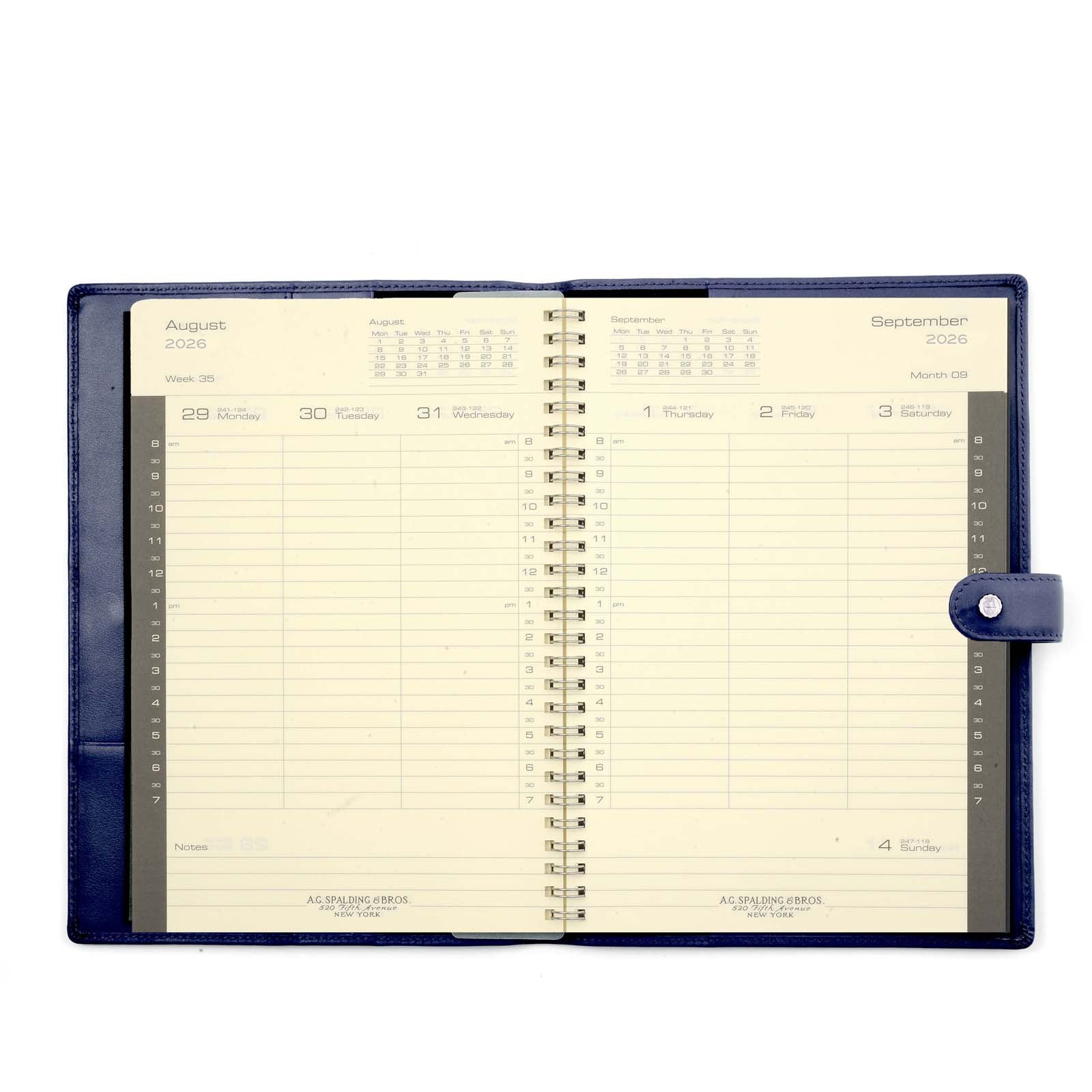 AGENDA IN PELLE SETTIMANALE CHELSEA