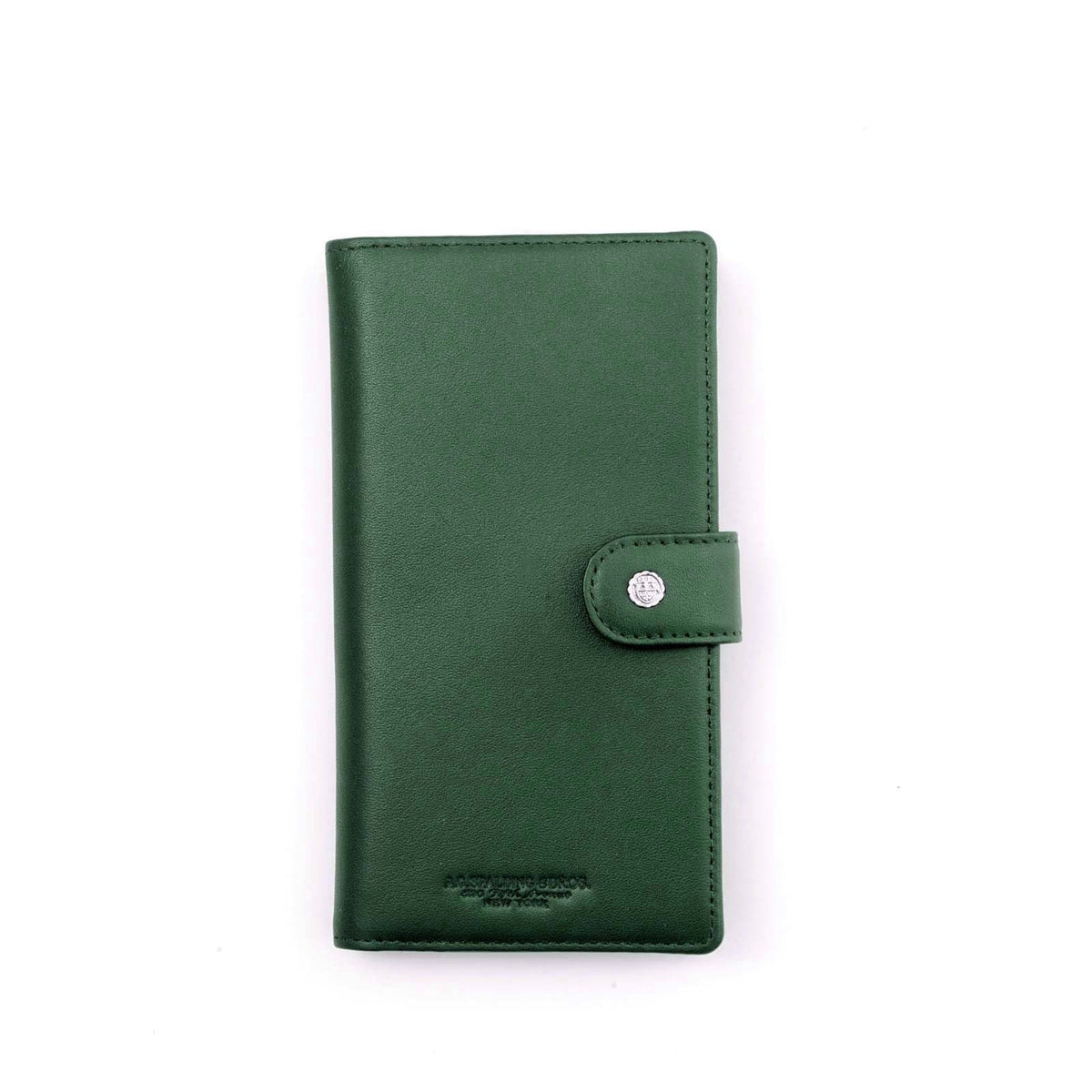 CHELSEA POCKET WEEKLY LEATHER PLANNER 2027 - GREEN