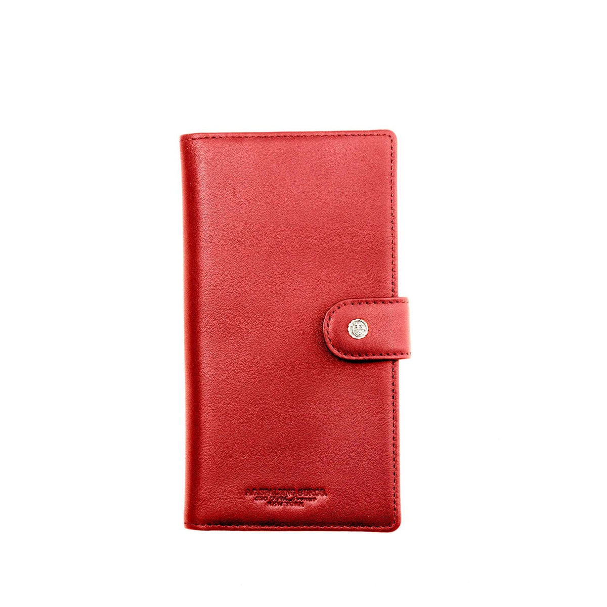 CHELSEA POCKET WEEKLY LEATHER PLANNER 2027 - RED