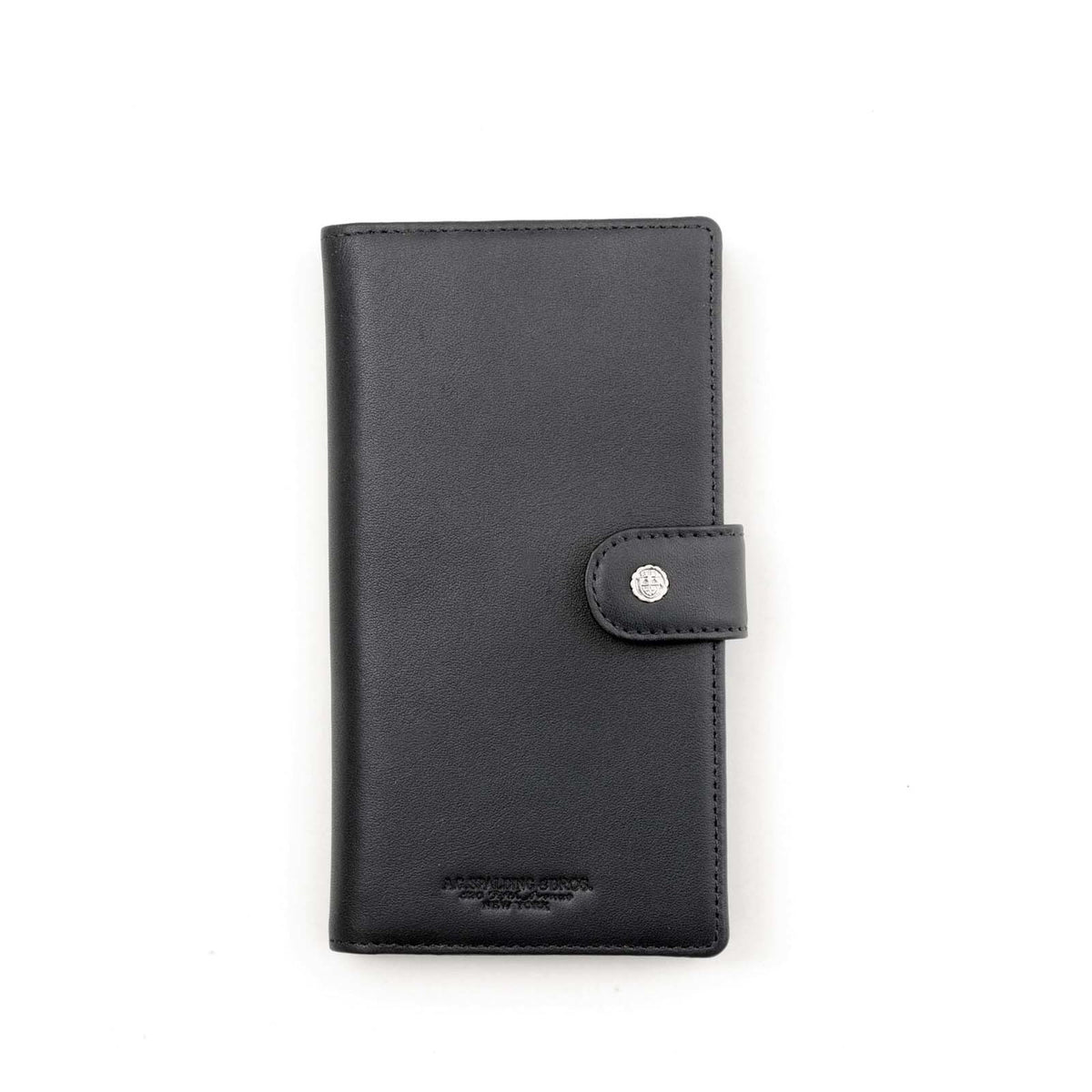 CHELSEA POCKET WEEKLY LEATHER PLANNER 2027 - Black