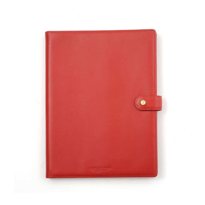 CHELSEA 2027 DAILY LEATHER PLANNER - RED