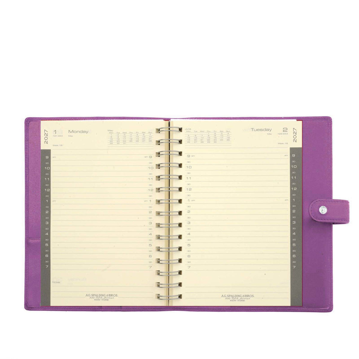 CHELSEA 2027 DAILY LEATHER PLANNER