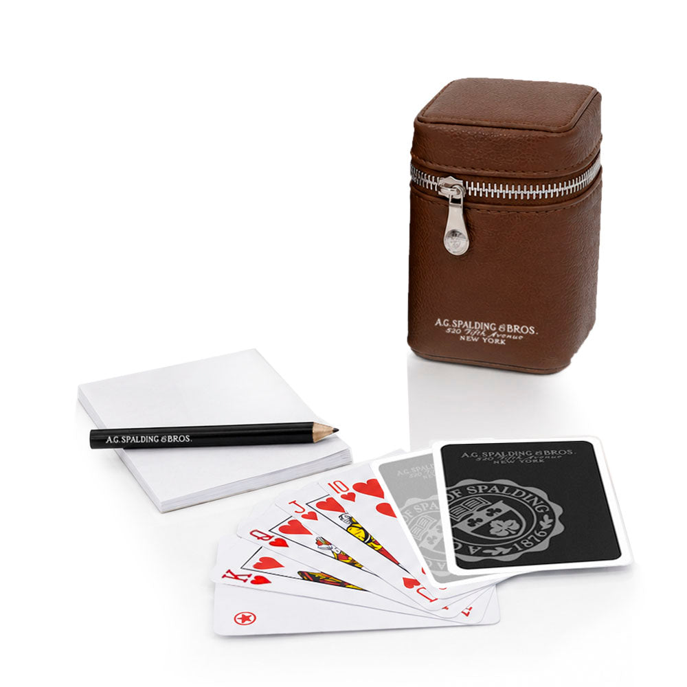 Set Carte Da Gioco / Marrone